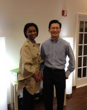 Dr. Lin with Deena Campbell of Essence Magazine