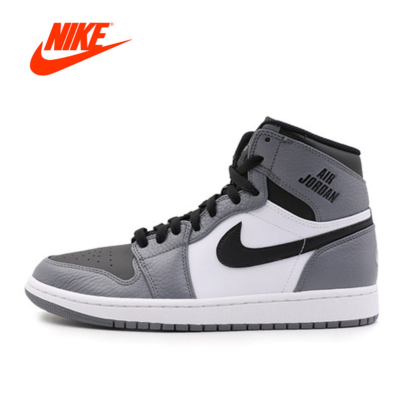 nike air jordan grey high tops