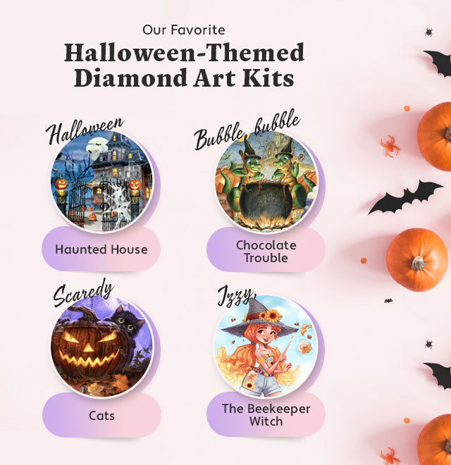 DIY Halloween Jack & Zero Adult Diamond Painting Kit NEW