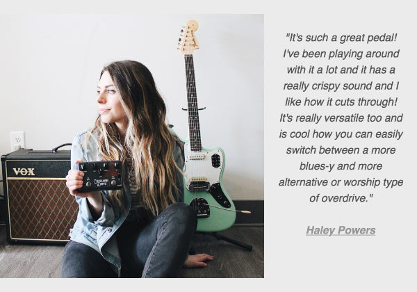 Guitarist Haley Powers on Instagram