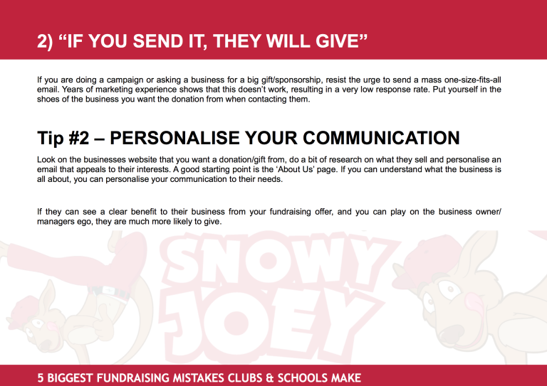 Fundraising Mistake #2: 'If You Send It, They Will Give'