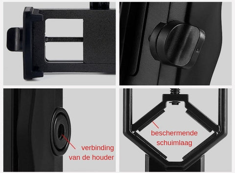 Beschermende schuimlaag Telescoop Adapter