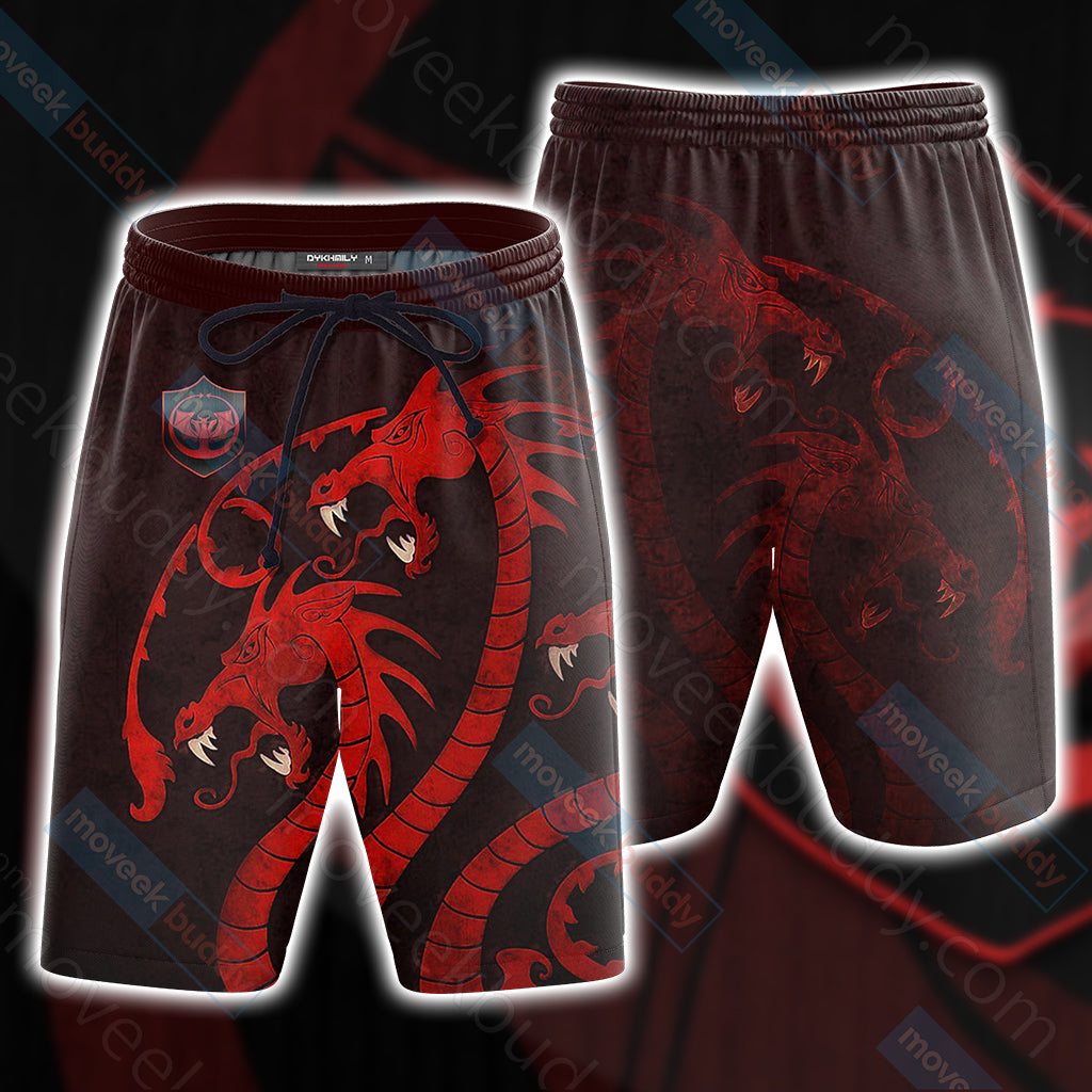 House Targaryen Game Of Thrones 3D Beach Shorts