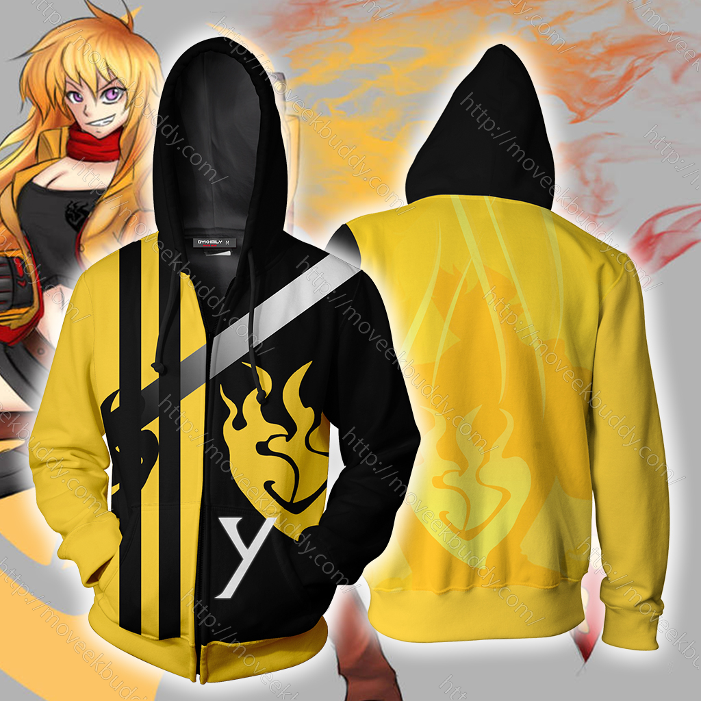 RWBY Yang Xiao Long Zip Up Hoodie