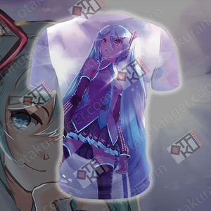 Hatsune Miku New Collection Unisex 3D T-shirt