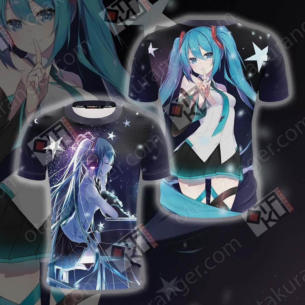 Hatsune Miku Unisex 3D T-shirt