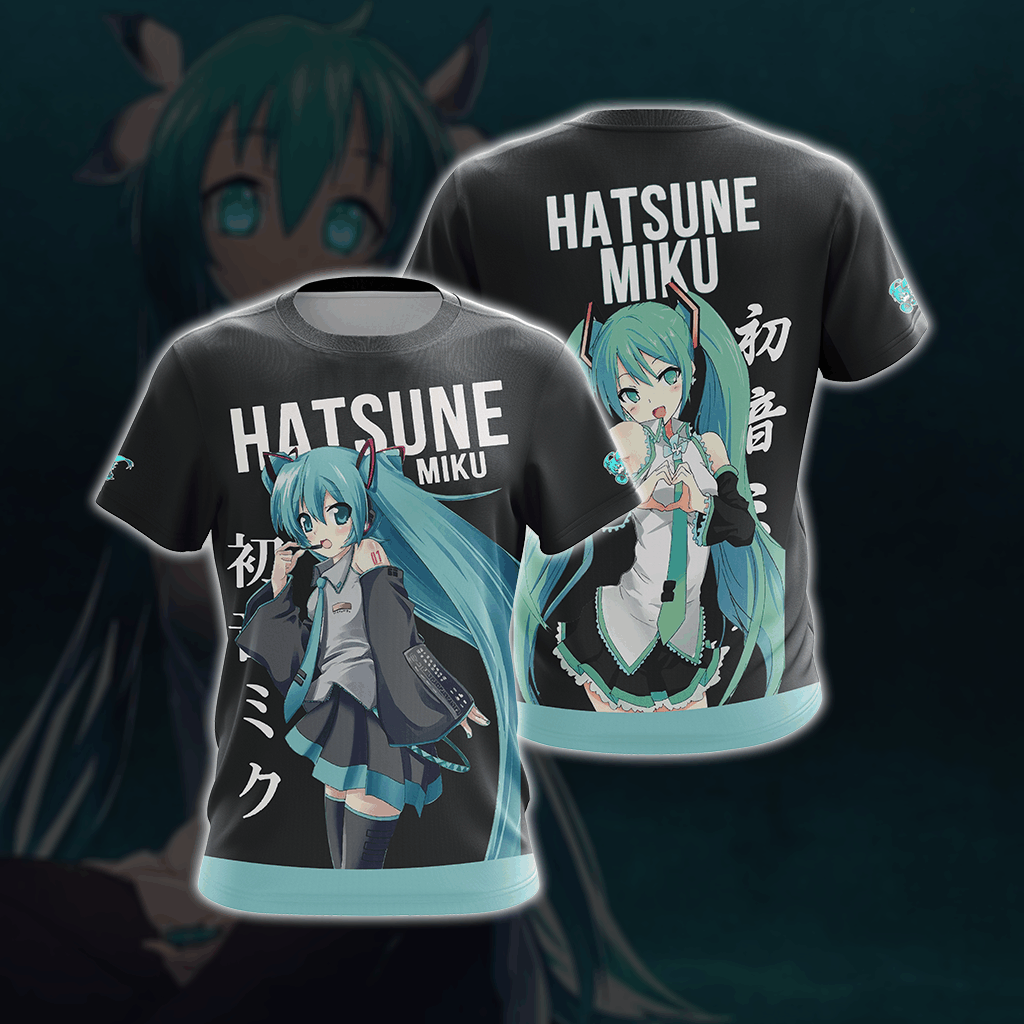 Hatsune Miku Unisex 3D T-shirt