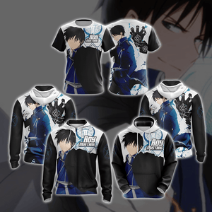 Fullmetal Alchemist - Roy Mustang New Style Unisex 3D T-shirt