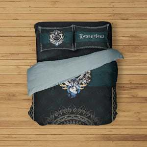 Mandala Harry Potter Hogwarts House Gryffindor Slytherin Ravenclaw Hufflepuff Bed Set