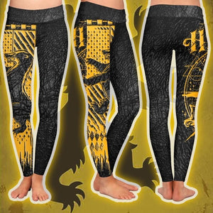 Harry Potter Hogwarts House Gryffindor Slytherin Ravenclaw Hufflepuff Leggings