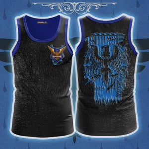 Harry Potter Hogwarts House Gryffindor Slytherin Ravenclaw Hufflepuff Unisex 3D Tank Top