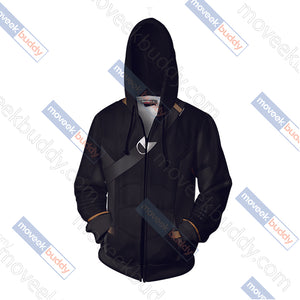 The Avengers 4 Hawkeye (Clint Barton) Cosplay Zip Up Hoodie Jacket