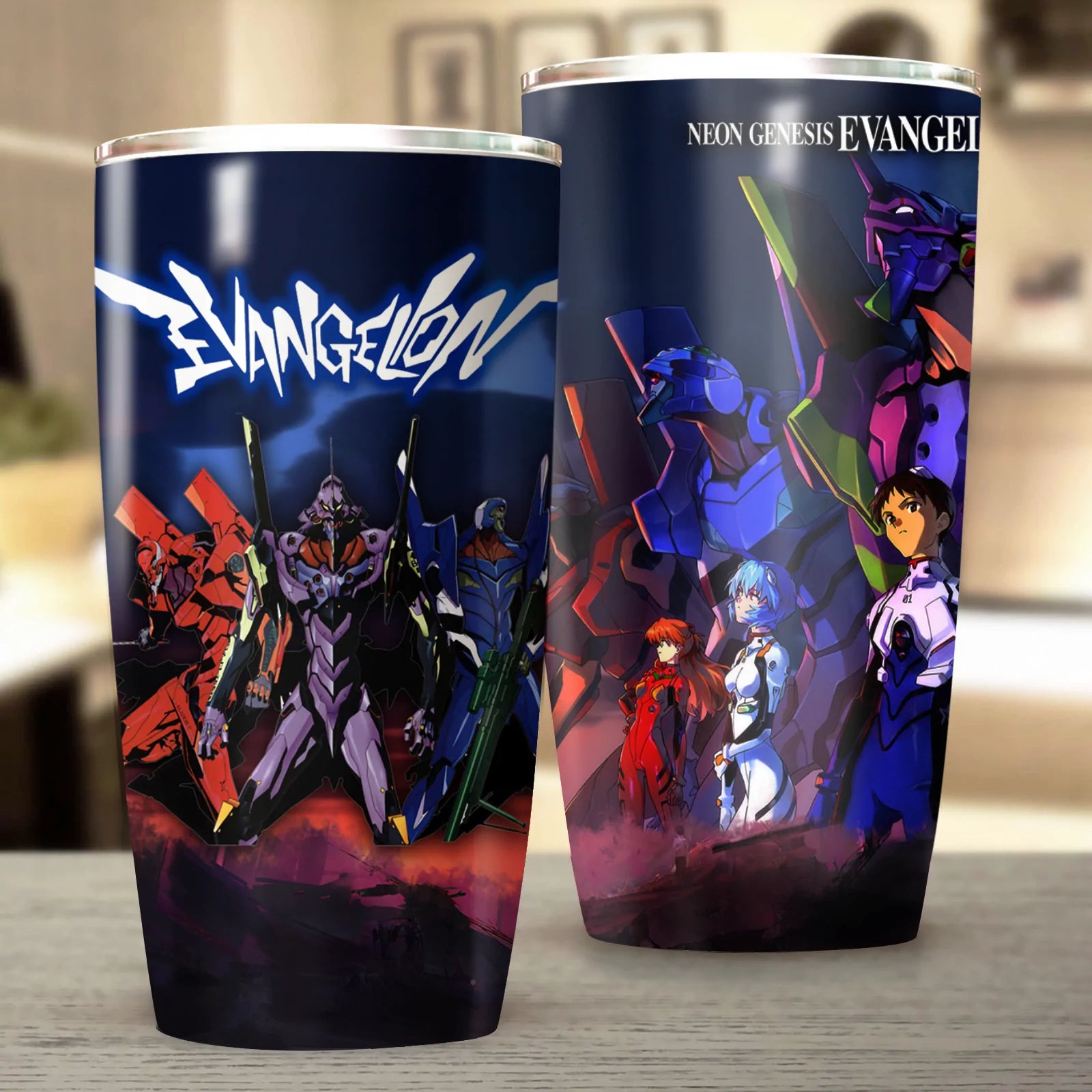 Neon Genesis Evangelion Anime Manga Insulated Stainless Steel Tumbler 20oz / 30oz