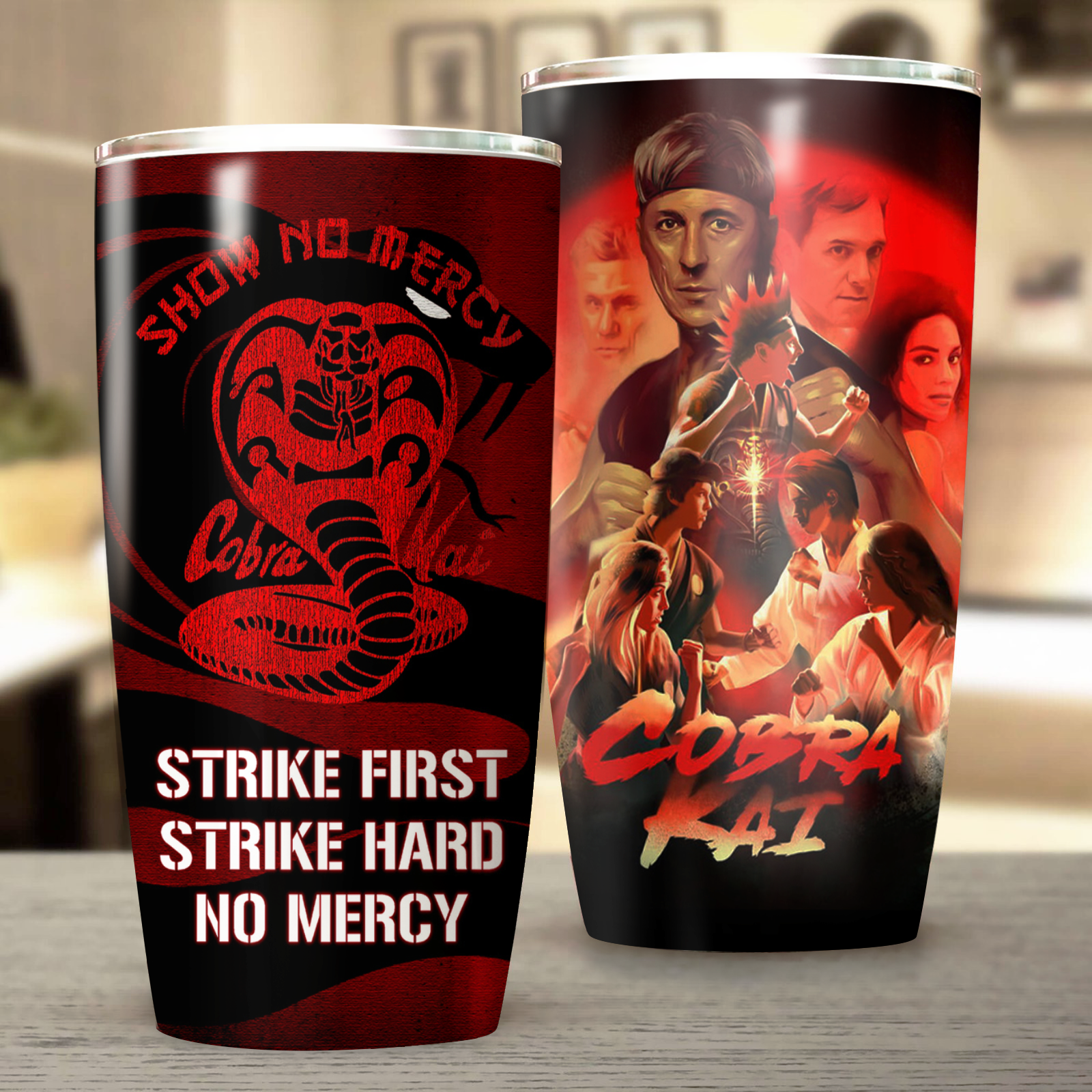 Cobra Kai TV Series Insulated Stainless Steel Tumbler 20oz / 30oz