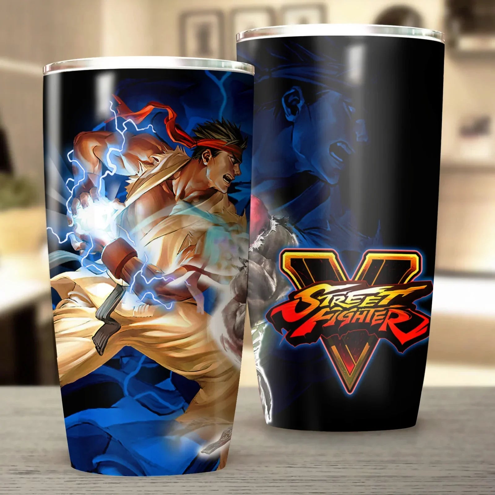 Street Fighter Video Game Insulated Stainless Steel Tumbler 20oz / 30oz