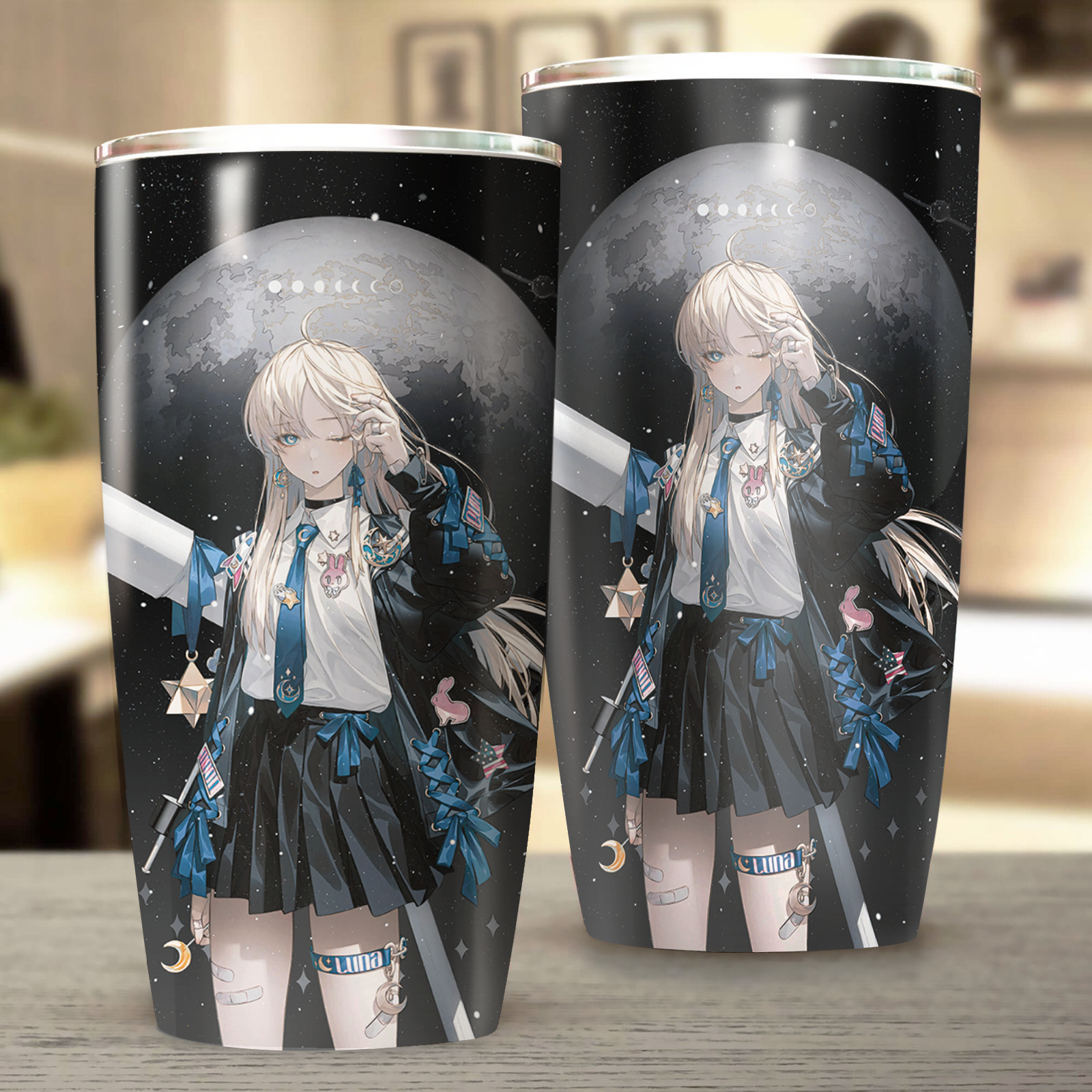 Luna Anime Girl Tumbler