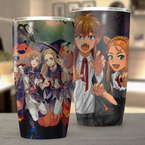 The Legend of Zelda Link & Zelda Halloween Tumbler