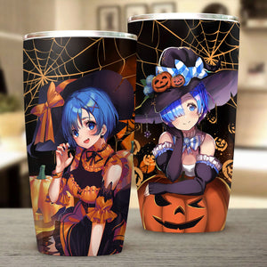 Rem Re:Zero Halloween Tumbler