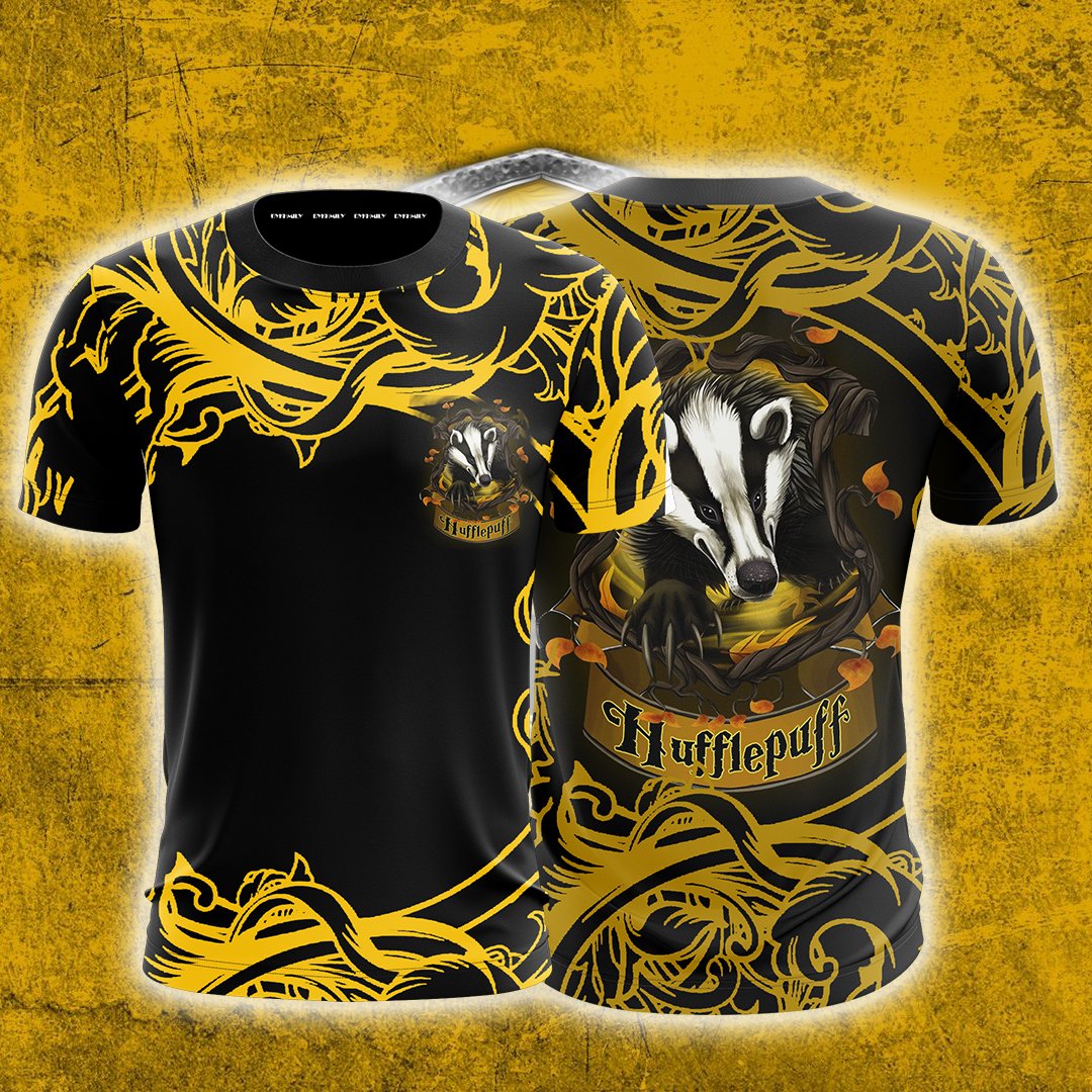 Loyal Like A Hufflepuff Harry Potter Unisex 3D T-shirt