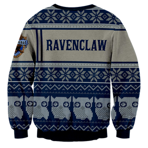 Ravenclaw Harry Potter Ugly Christmas 3D Sweater