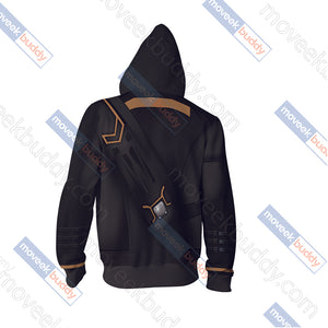 The Avengers 4 Hawkeye (Clint Barton) Cosplay Zip Up Hoodie Jacket