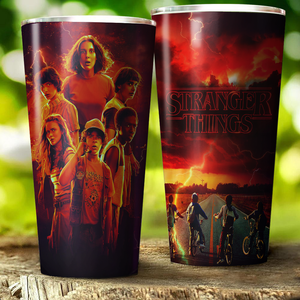 Stranger Things TV Series Insulated Stainless Steel Tumbler 20oz / 30oz