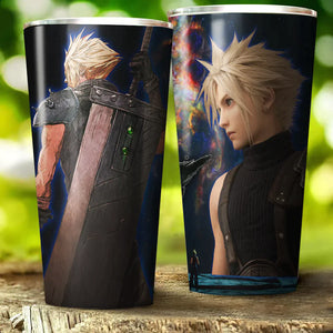 Final Fantasy VII Cloud Video Game Insulated Stainless Steel Tumbler 20oz / 30oz