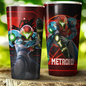 Metroid Video Game Insulated Stainless Steel Tumbler 20oz / 30oz