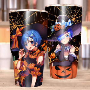 Rem Re:Zero Halloween Tumbler