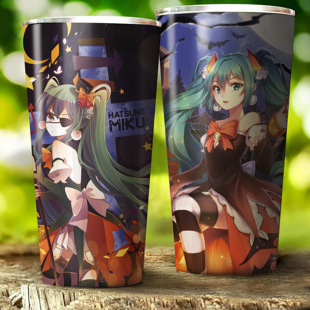 Hatsune Miku Halloween Tumbler