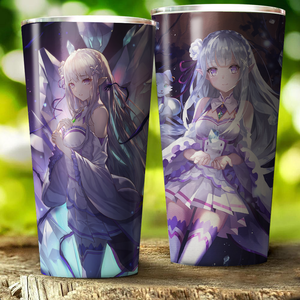 Emilia Re:Zero Tumbler