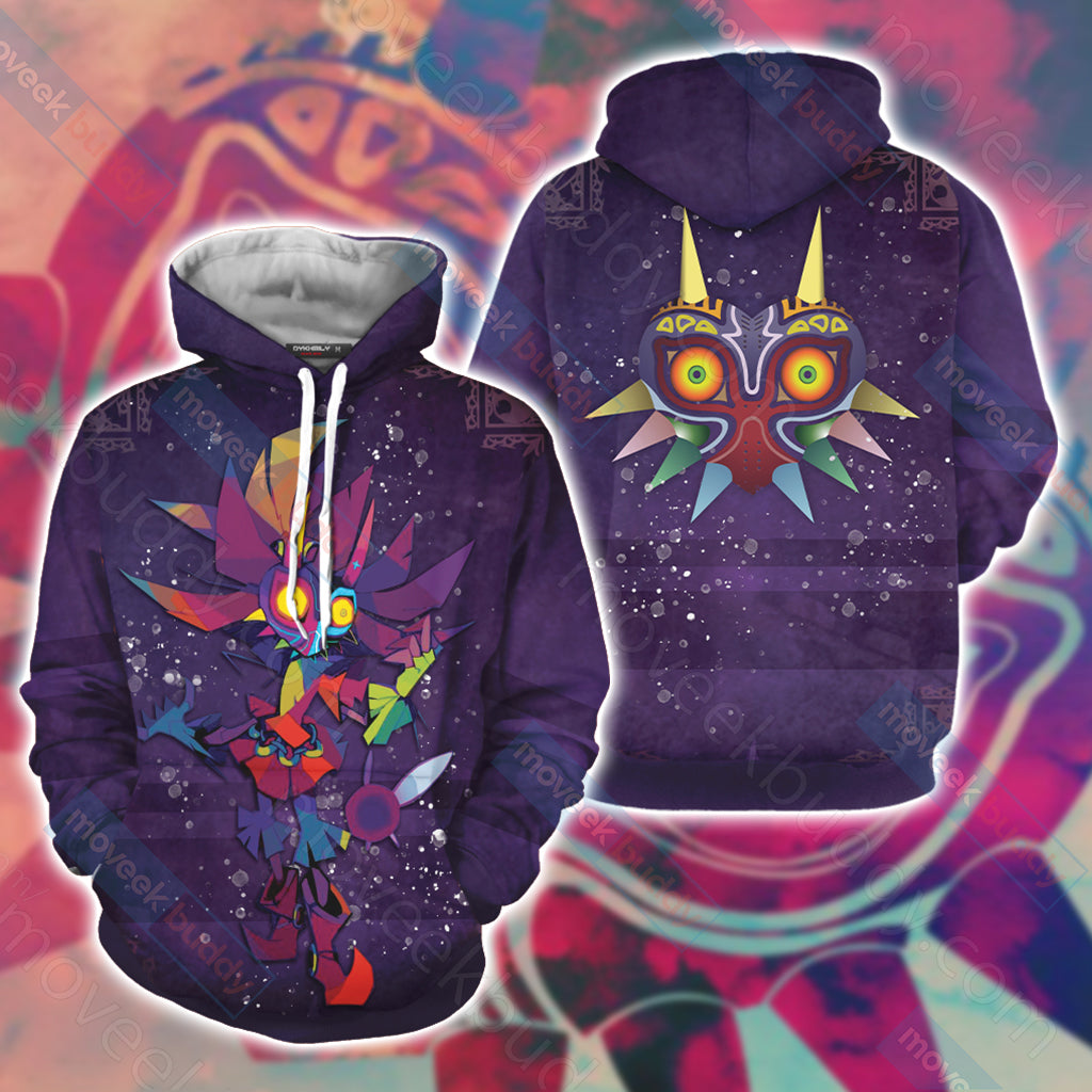 The legend of Zelda: Majora's New Style 3D Hoodie