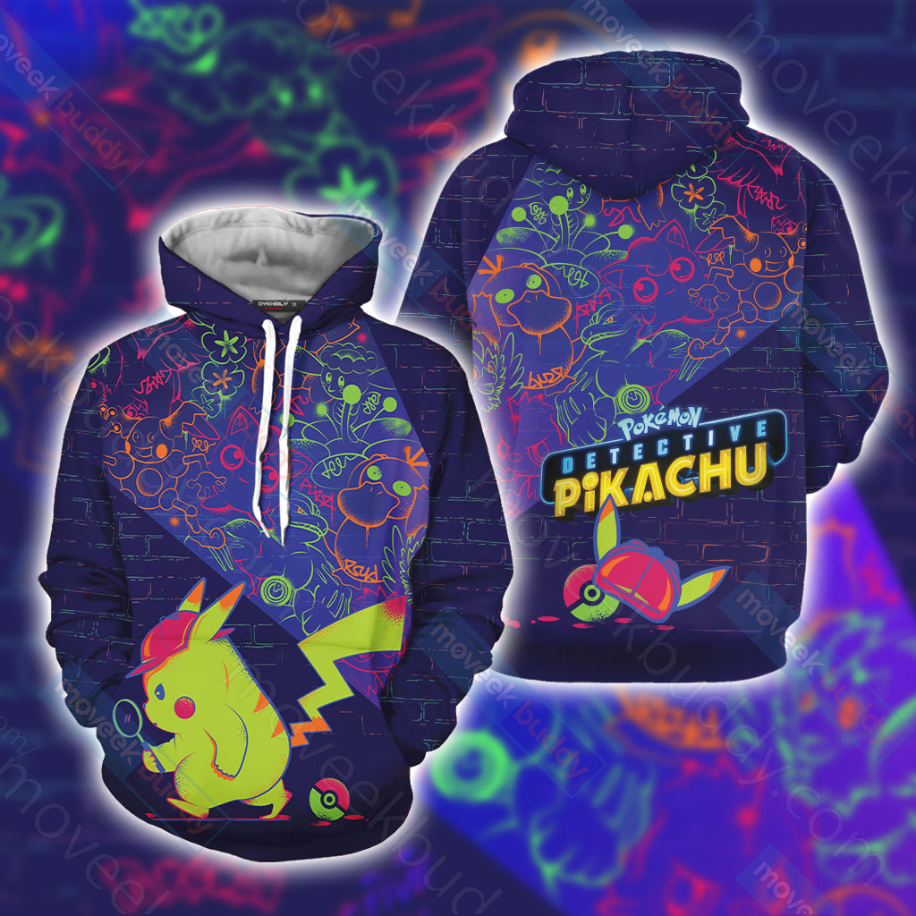 Detective Pikachu Unisex 3D Hoodie