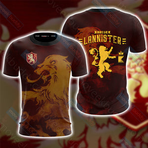 House Lannister Game Of Thrones Unisex 3D T-shirt