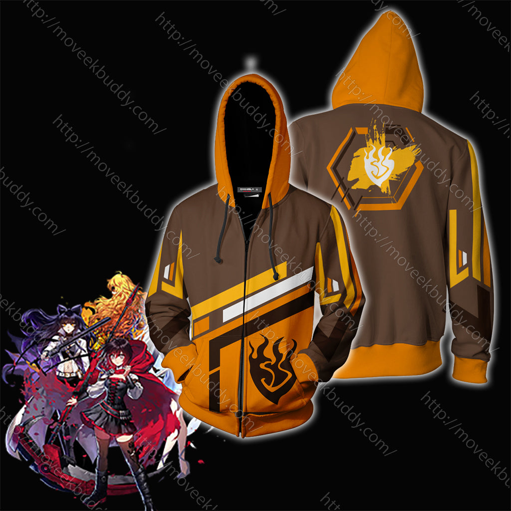 RWBY Yang Xiao Long Zip Up Hoodie