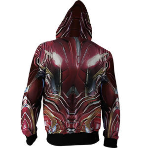 Iron Man Cosplay (Tony Stark) 3D Zip Up Hoodie