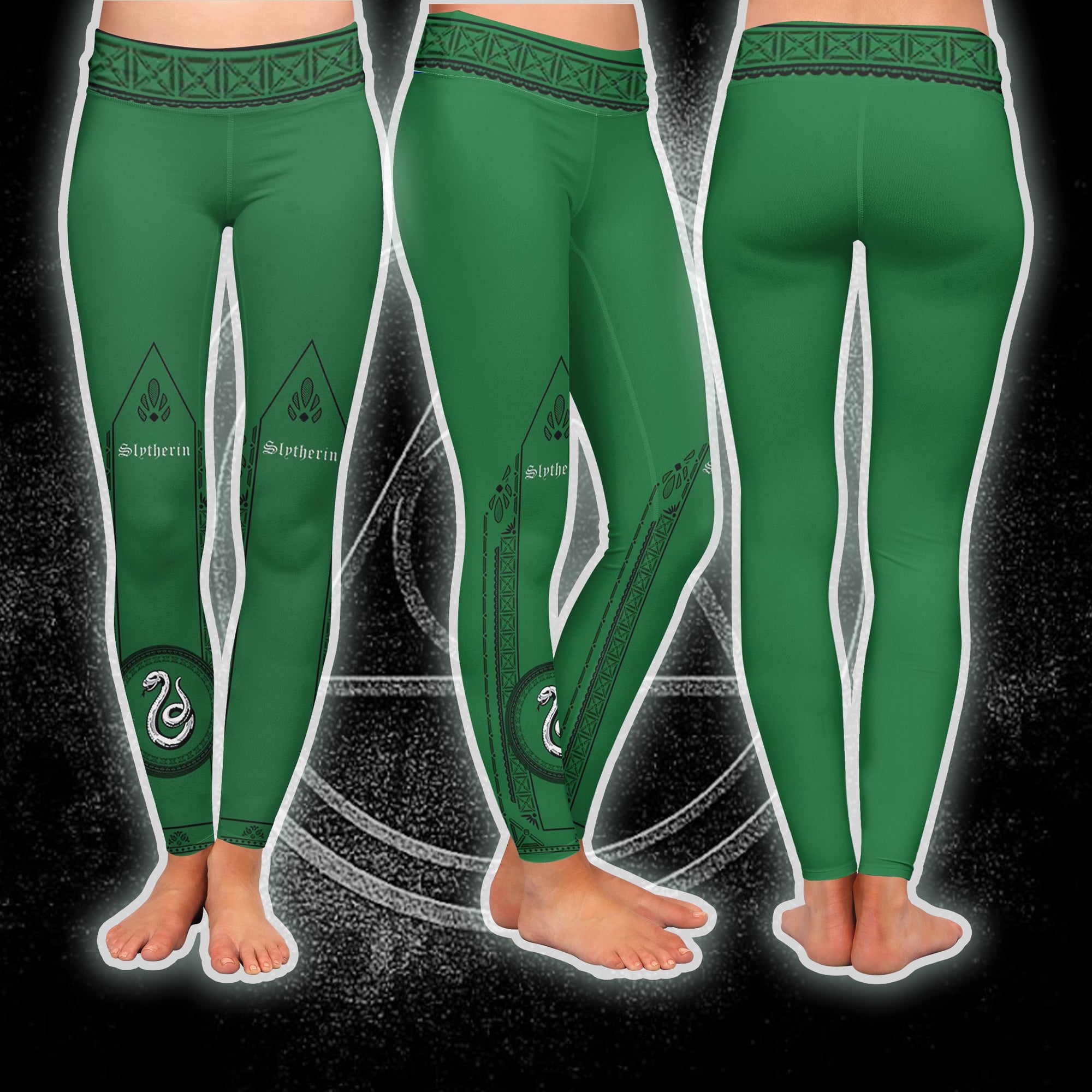 Slytherin Flag Harry Potter Leggings