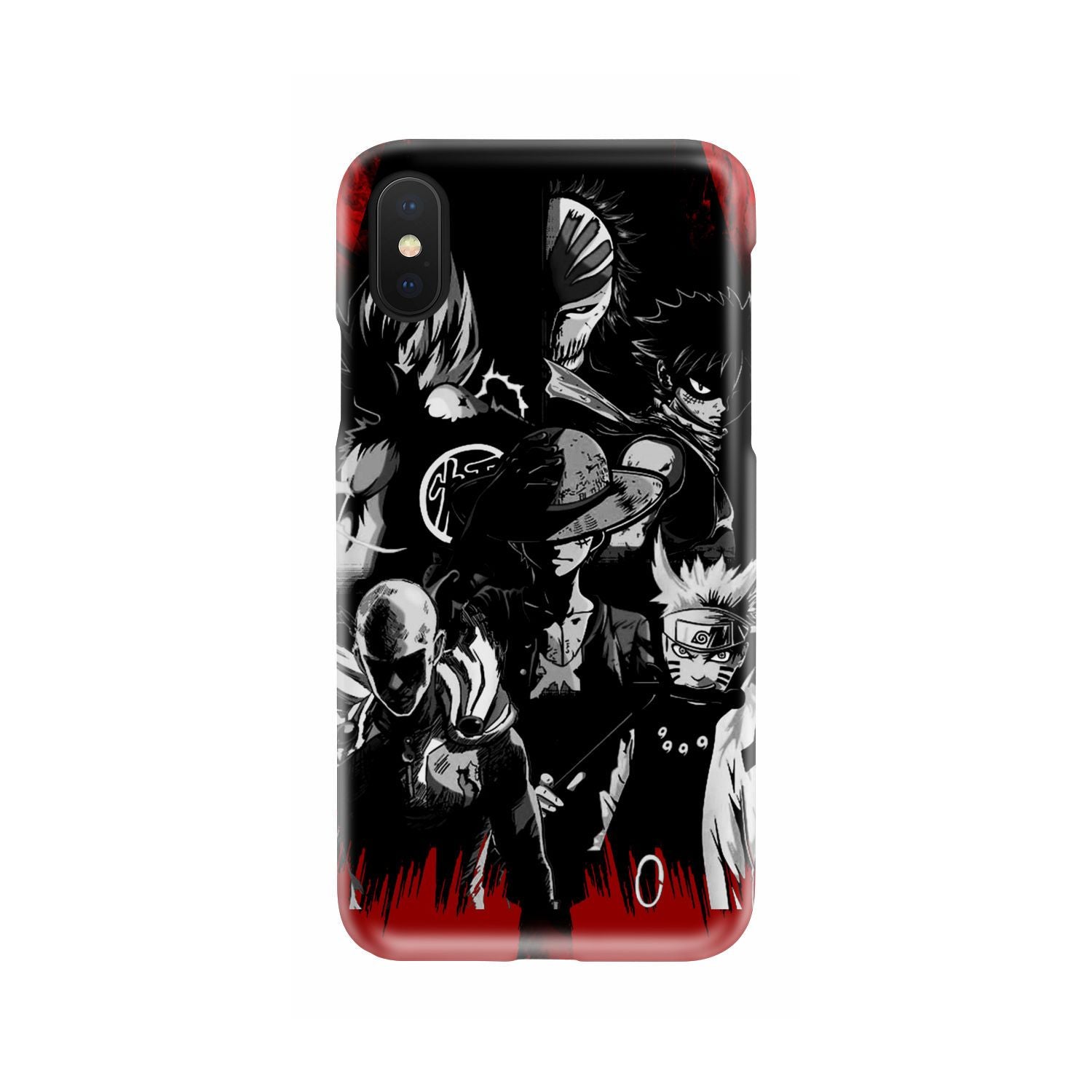 Naruto, Saitama, Luffy,  Luffy,, Goku and Kurosaki Phone Case