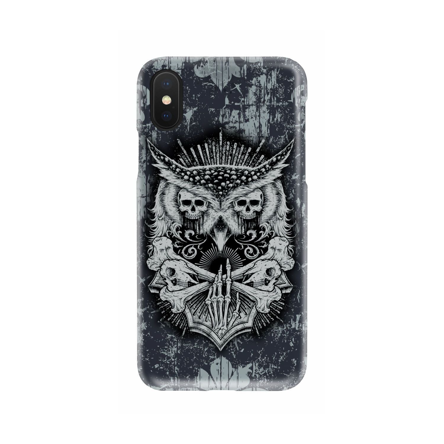 Aesthetic Skull Owl Phone Case