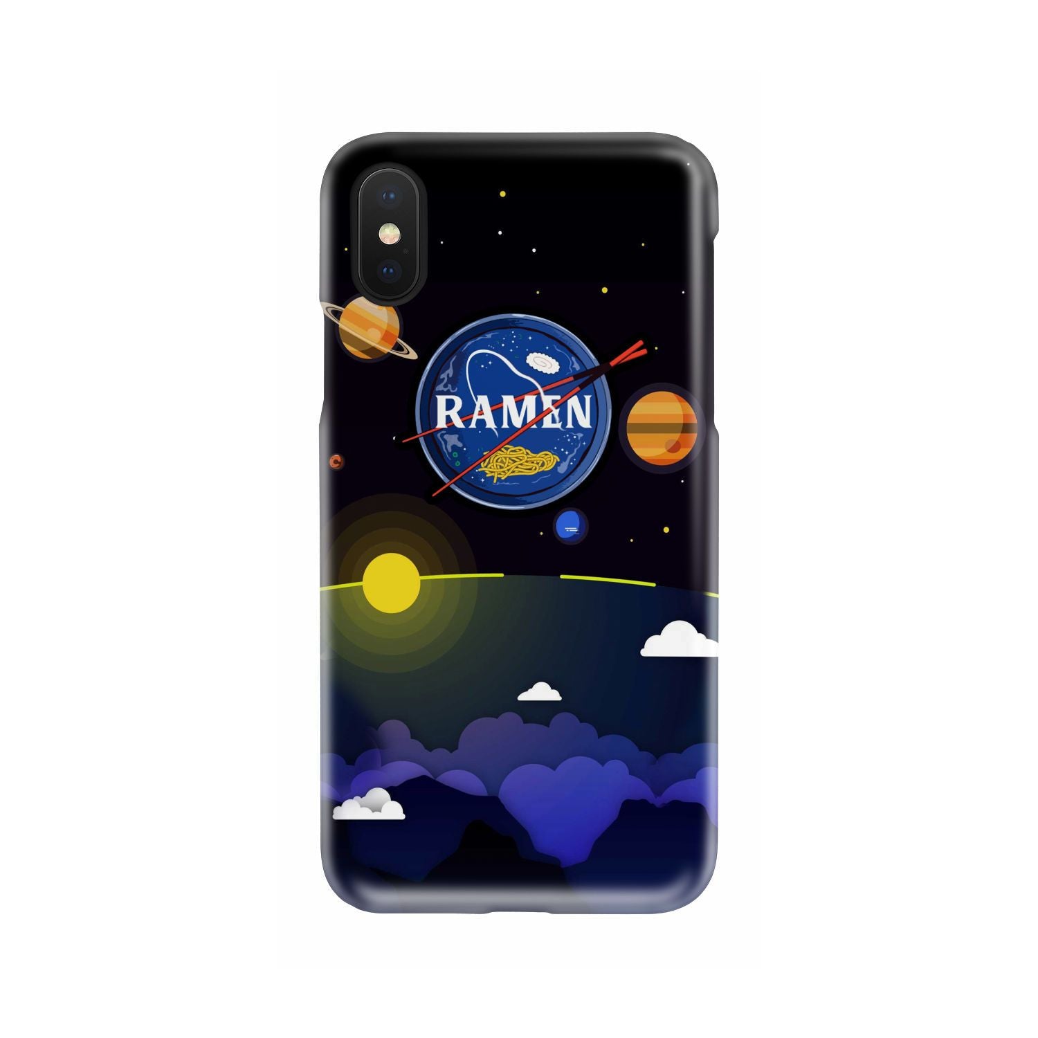 Ramen In Nasa Style Phone Case