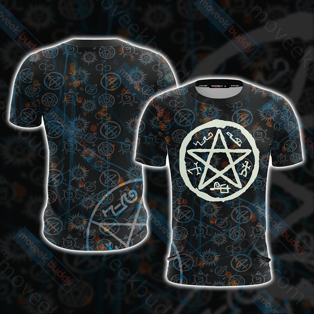 Supernatural - Devil's trap Unisex 3D T-shirt