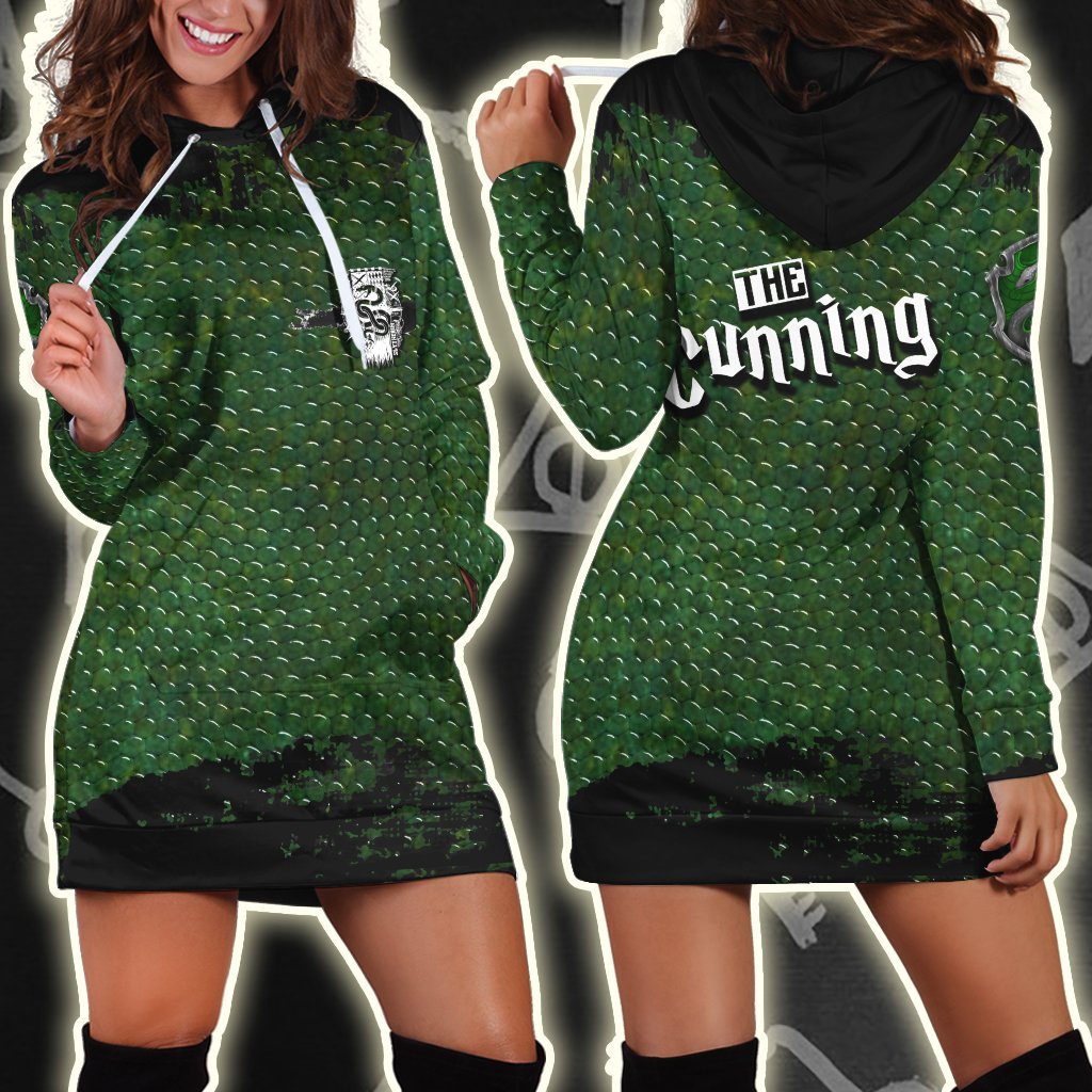 The Cunning Slytherin Harry Potter 3D Hoodie Dress