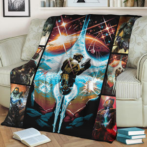 Halo New 3D Throw Blanket