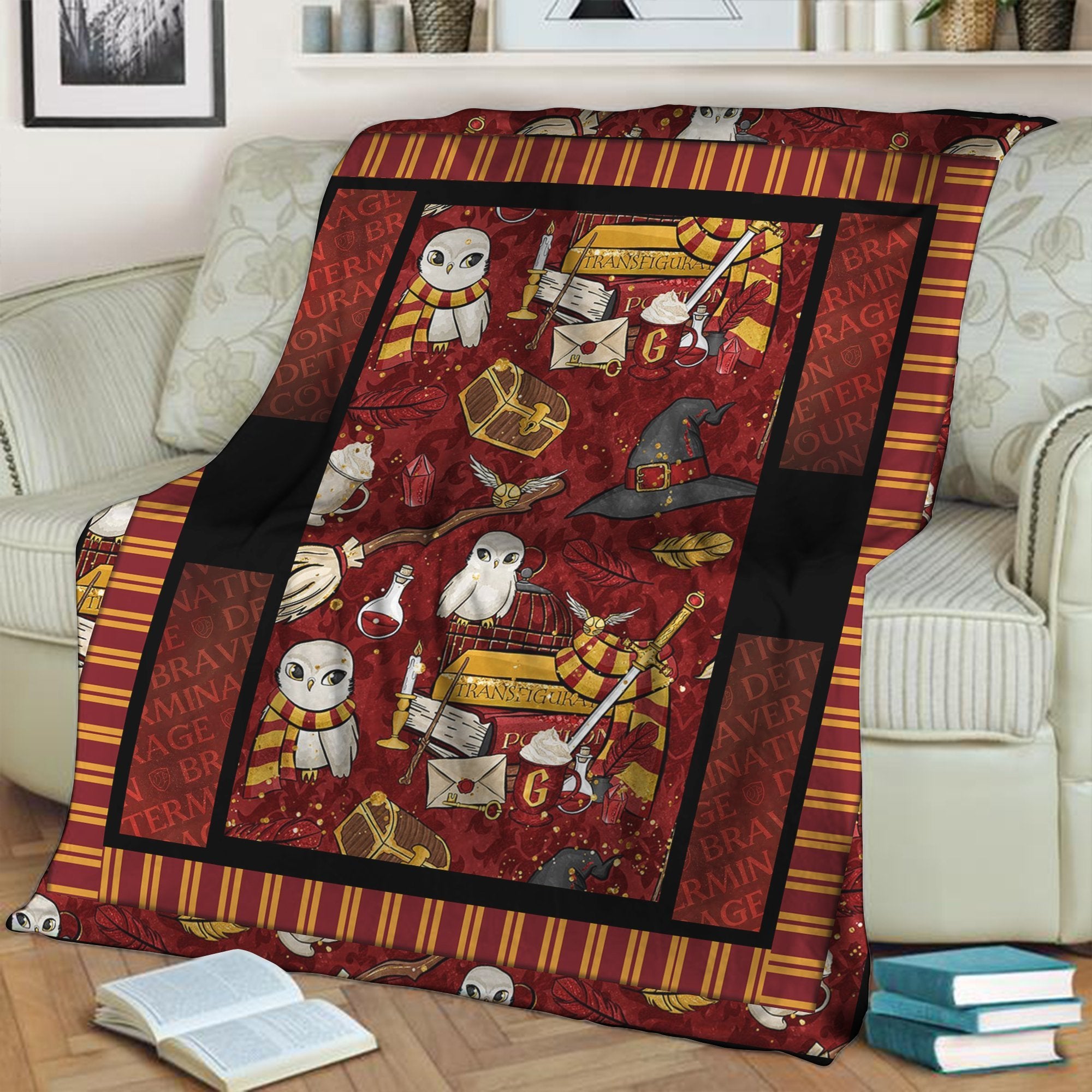 Harry Potter Gryffindor 3D Throw Blanket