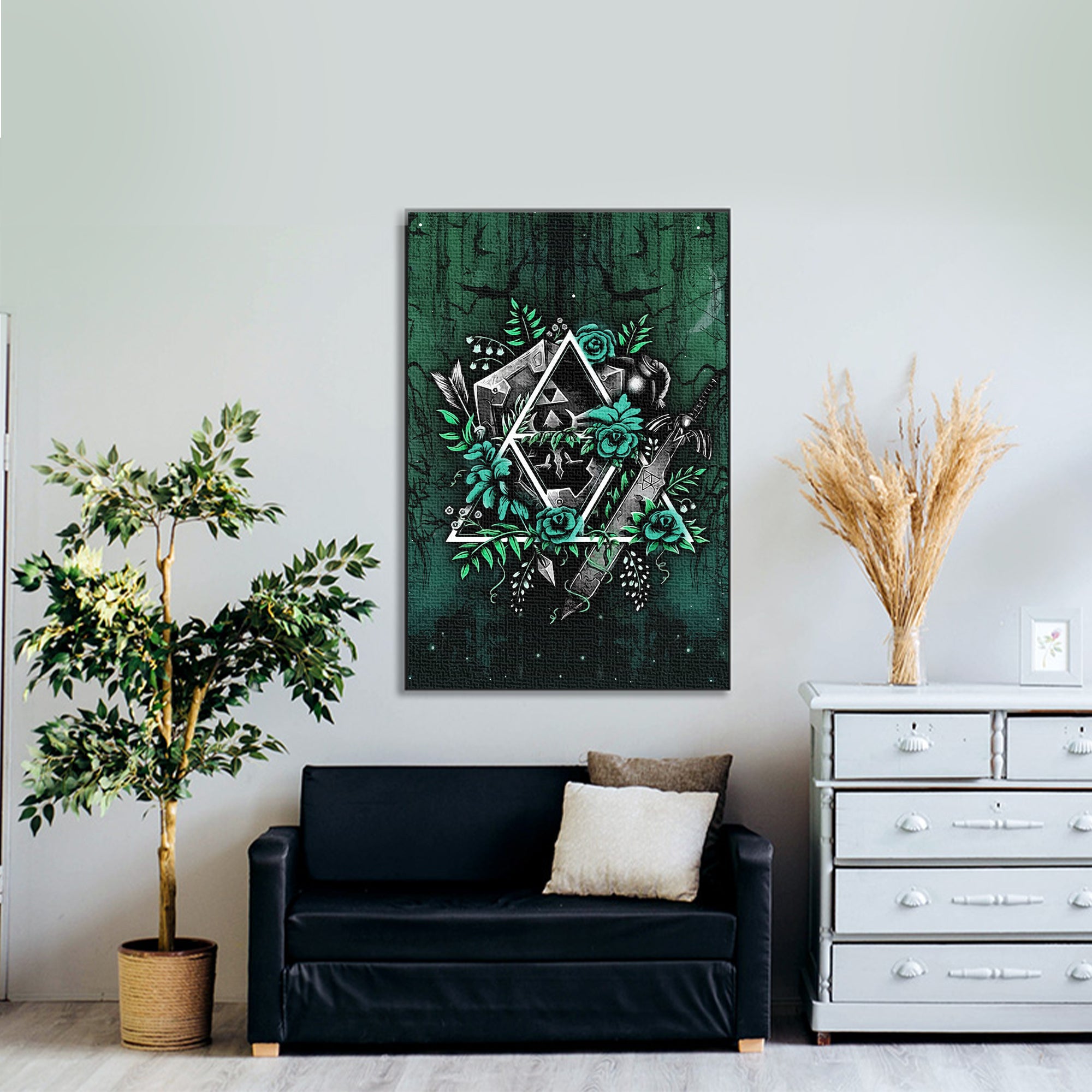 The Legend Of Zelda Art Symbol Canvas Wall Art