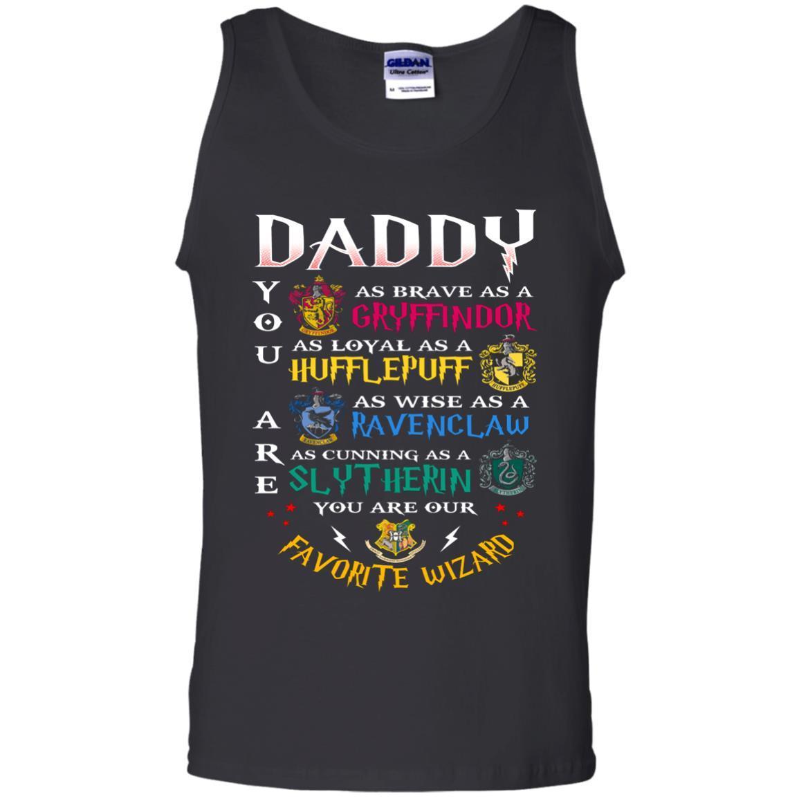 Daddy Our  Favorite Wizard Harry Potter Fan T-shirtG220 Gildan 100% Cotton Tank Top