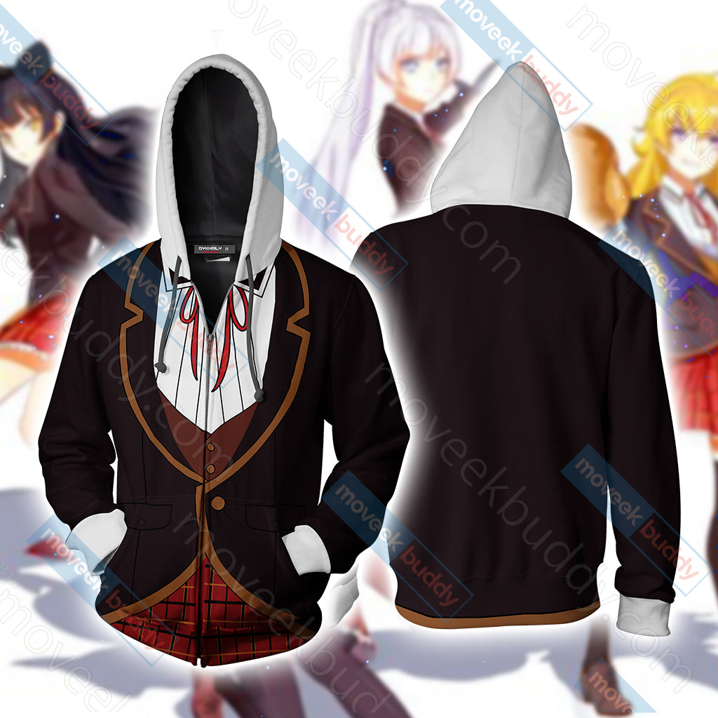 RWBY Beacon Academy Uniform Zip Up Hoodie