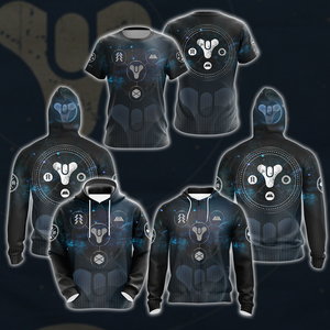 Destiny Video Game All Over Print T-shirt Tank Top Zip Hoodie Pullover Hoodie