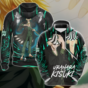 Bleach Kisuke Urahara Anime Manga 3D All Over Print T-shirt Tank Top Zip Hoodie Pullover Hoodie Hawaiian Shirt Beach Shorts Jogger