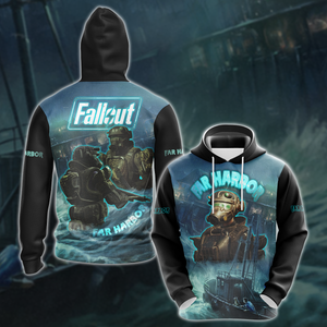 Fallout 4: Far Harbour Video Game 3D All Over Printed T-shirt Tank Top Zip Hoodie Pullover Hoodie Hawaiian Shirt Beach Shorts Jogger